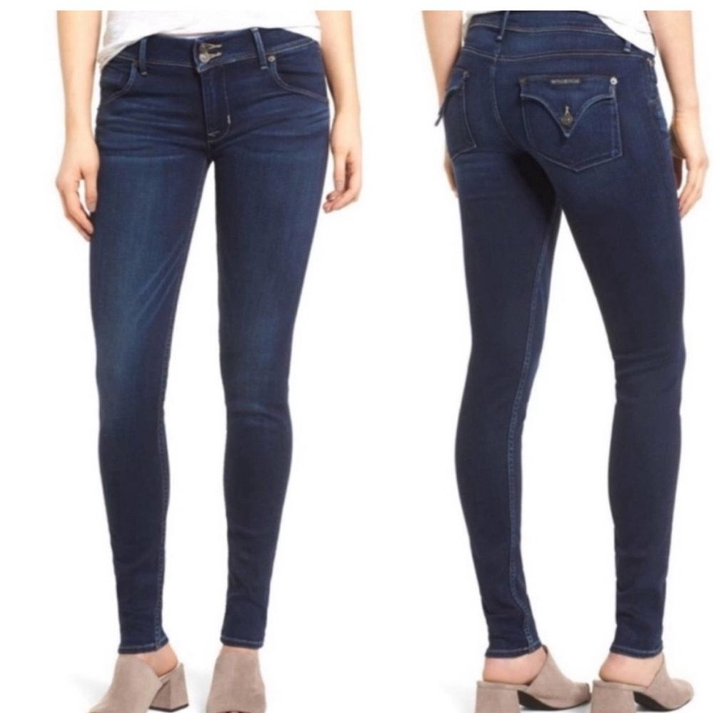 Hudson Collin Mid Rise Skinny Size 30